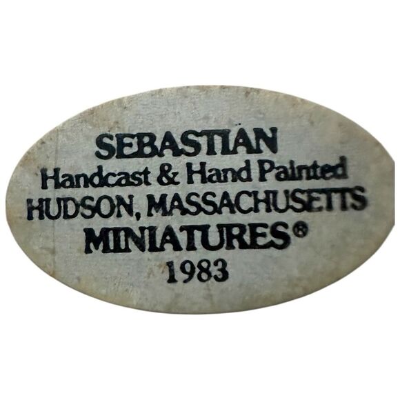 Vintage Sebastian 1983 Miniature figurine “America Remembers Family Feast”. - Picture 8 of 9